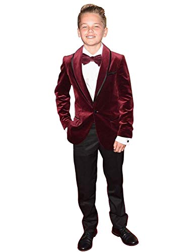 Costume en velours garçon QZI pour en finir avec les tenues de fête rigides et inconfortables