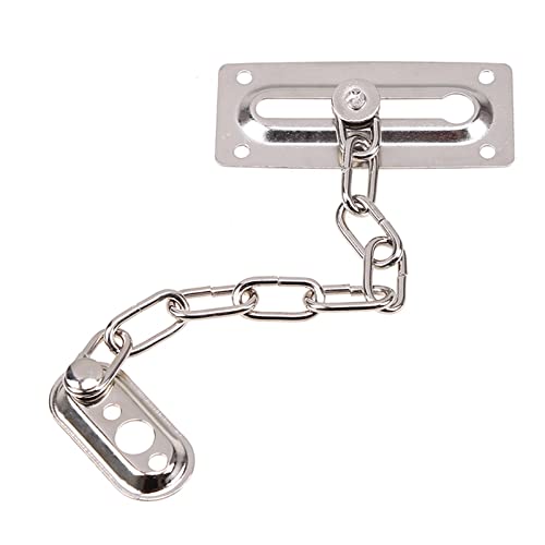 Serrure à chaîne en acier inoxydable pour sécurité de porte et armoire - 7
