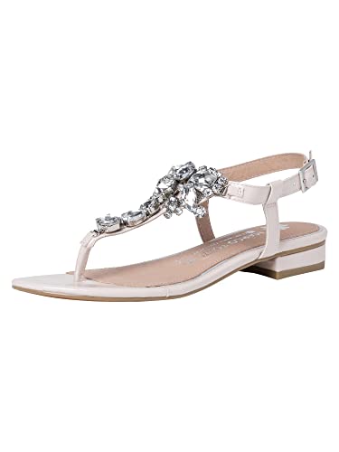 Marco Tozzi Damen 2-2-88101-28 Flache Sandale, Powder PATENT, 39 EU
