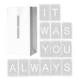 14 bolsas luminarias para el día de San Valentín, diseño de papel kraft con letras iluminadas, 26 x 18 x 6 cm, para propuestas románticas, bodas, aniversarios