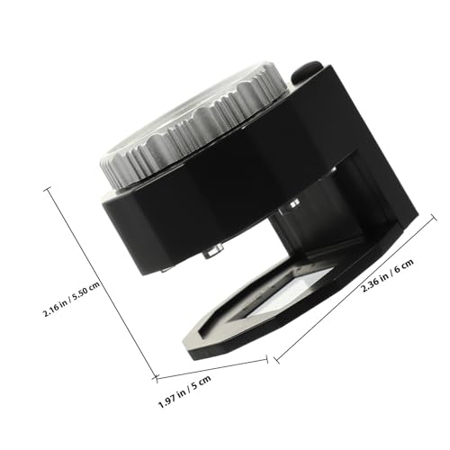 Lupa de gemas 30x con luz LED y lente de vidrio óptico para coleccionistas 3