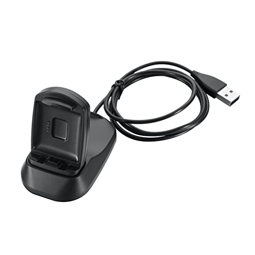 Cargador para Fitbit Blaze soluciona batería baja con cable negro USB 2