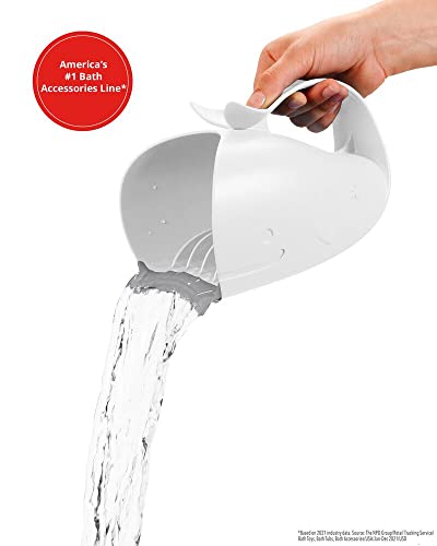 Image of Skip Hop Baby Bath Rinse Cup MOBY Tear-free Waterfall Rinser White Age 0+