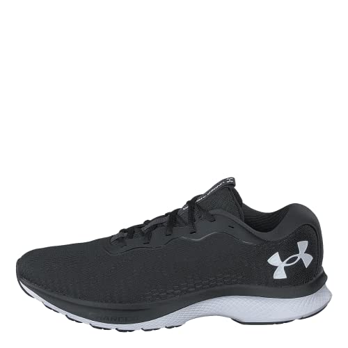 Under Armour Women's Charged Bandit 7, Black (003)/White, 8.5 M US