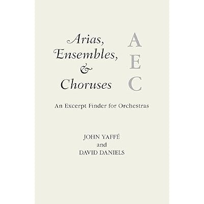 Arias, Ensembles, & Choruses