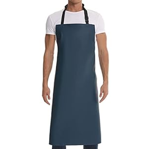 Homsolver Heavy Duty Vinyl Waterproof Apron Ultra Lightweight Industrial Apron
