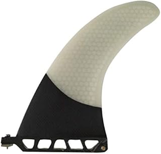 Seprendi 8inch Single Fins Single Surf Fins Fins Fibreglass Fin Surfboard Fins Carbon Fiber Fins Surf Accessories(White)