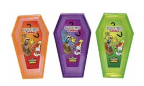 3 ataúdes – Caramelos en ataúd de 25 gr Skelecons Candies Funny Candy Horror