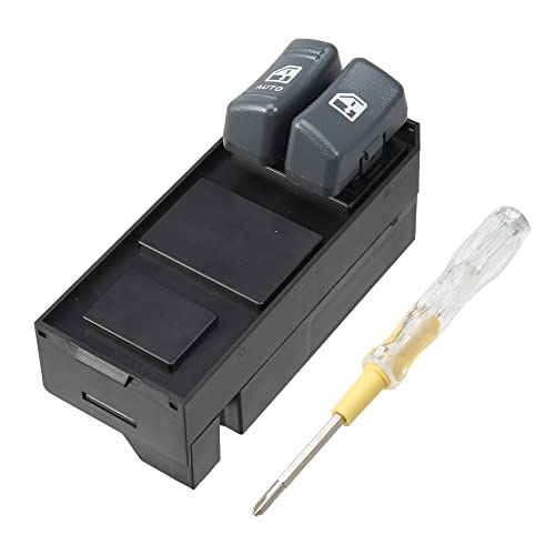 X AUTOHAUX 15151511 19244649 Car Master Power Window Switch Set Front Driver Side for Chevrolet Astro 1996-2005 for GMC Safari 1996-2005