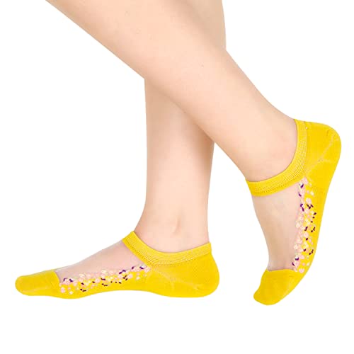 Image of Benefeet Sox Sheer No Show Socks Women Girls Cute Thin Mesh Low Cut Liner Socks for Loafers Boat Shoes