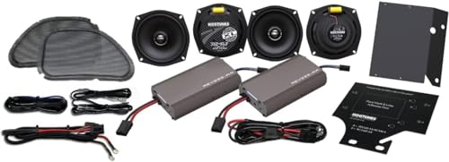Hogtunes RG Ultra KIT-XL with 450 Watts RMS Dual Amplifiers, XL Series 5.25