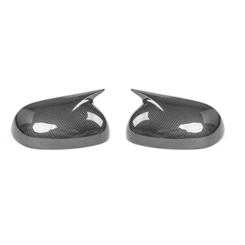 Coques de rétroviseurs Kia Soul 2020-2025 look cornes de taureau style carbone sans LED x2