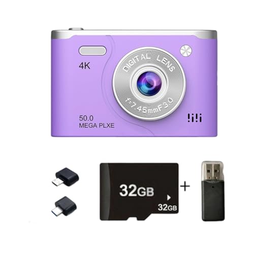 Digital Camera 4K Clear Video Fill Light Multiple Scene Long Running Battery