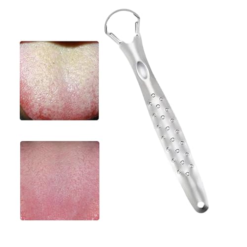 Scraper de la langue | Scraphes de langue en acier inoxydable | Longues plus propres pour aider votre hygiène buccale, votre respiration plus fraîche et votre bouche saine pour les soins bucco-dentair