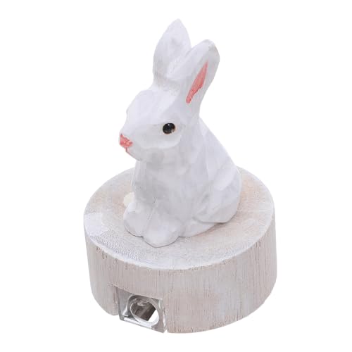 TOGEVAL 小型シングルホール筆削り器 可愛い木製うさぎ型手動シャープナー スケッチ筆 クレヨン対応 持ち運び便利で学生やアーティストに