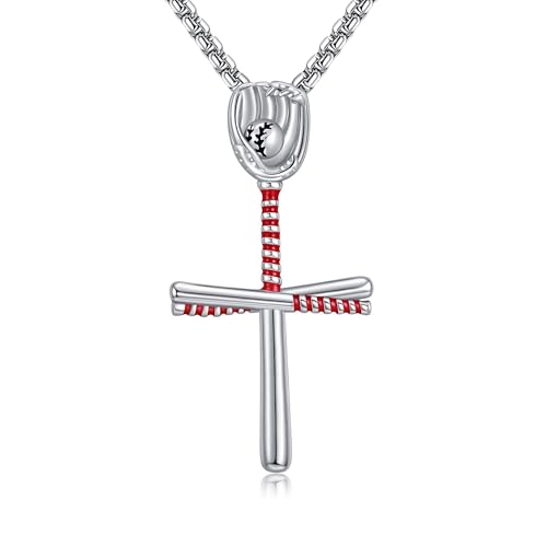 Collier de baseball en argent hypoallergénique pour peaux sensibles