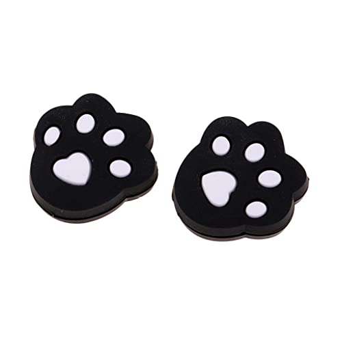 DimyFew 2 Piezas Amortiguador Raqueta Tenis Absorbedor Silicona Animales Diseño Único Apto para Niños Padres Entrenamiento, Pata de