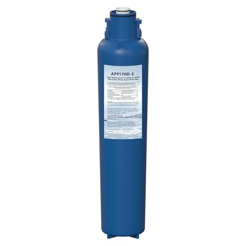 AP917HD-S AP904 Water Filter Replacement Whole House Sanitary Quick Change Water Filter Cartridge Compatible with 3M Aqua-Pure AP917HD-S and AP904 System Reduces Sediment Odor and Scale 1 Pack