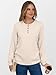 ANRABESS Womens Long Sleeve Henley Shirts Button Down Tunic Tops Fall Lightweight Sweaters Business Casual Blouses 2025 Beige Large