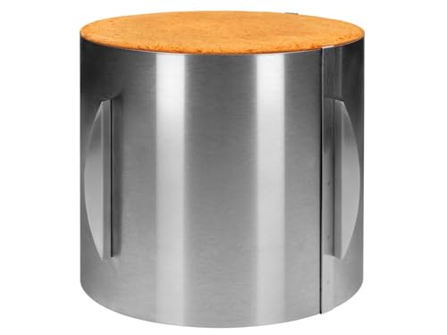 Foto von Tortenring XXL Torten-Ring Backrahmen Edelstahl rund verstellbar extra hoch 20cm