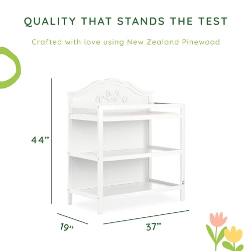 Sweetpea Baby Jasmine Changing Table, White