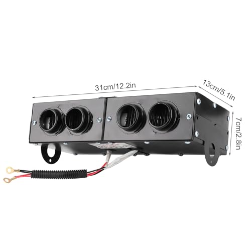Ymiko YMIKOUE2K0GN4YO Car Heater, Portable Heater For Car,12V Car Defogger Auto 4 Hole Heating Fan 12V Defroster Defogger 800W thumb #1