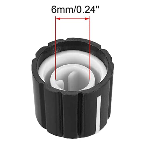 Nicfaky Lot de 10 boutons de commande pour guitare électrique Volume Tone Knobs Noir D Type 6 mm - Les Beatles, Paul McCartney, John Lennon, RIngo Starr, George Harrison Nicfaky Lot de 10 boutons de commande pour guitare électrique Volume Tone Knobs Noir D Type 6 mm – Image 3