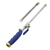3. This hydro jet power pressure washer wand has two tips: one is jet stream, another is fan action, and there is a flexible wand.
