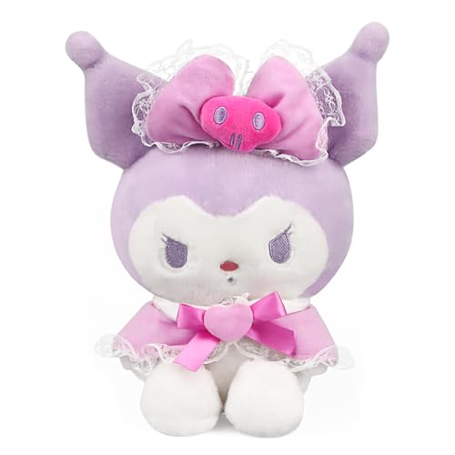 Huanmin Kuromi My-Melody Peluche Bambini Cartoon Kawaii Plush, Bambola Giocattolo per Compleanno Regalo di Festa
