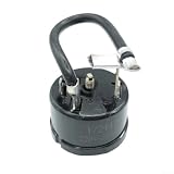 Protezione termica da sovraccarico per compressore frigorifero 1/2HP 375W, parte di ricambio in metallo per utensili ad aria e sistemi di raffreddamento per casa e giardino, nero, 1