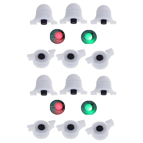 Lemonbest® LED Night Fishing Strike Alert Glow Stick Bite Alarm, 3...