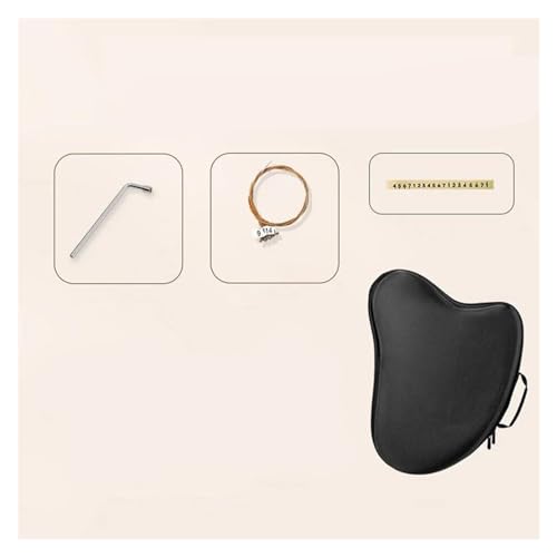 Lira a 32 corde con leva di accordatura, strumento portatile in legno, include corde di ricambio e note di tono, regalo musicale ideale per principianti