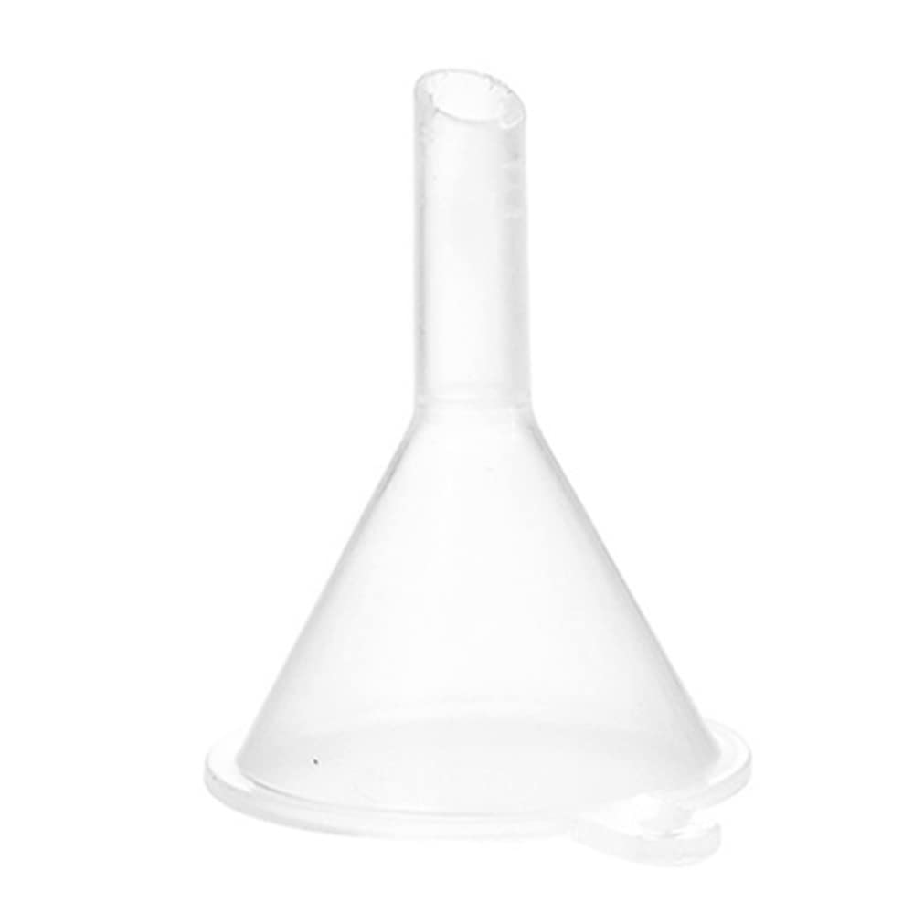 Wedhapy Small Funnel Plastic Funnel Small Mini Liquid Filing Kitchen Clear Funnels for Perfume Essential Oil Bottle for Bottle