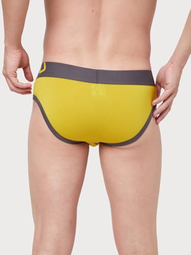 Image of Zoiro Men's Brief | Soft Band | Soft No-Marks Elastic | Breathable Innerwear | Pack of 1 | Color May Vary