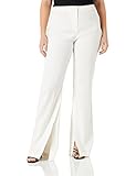 pinko pensieroso pantalone lino stre, z15_bianco nembo, 36 donna