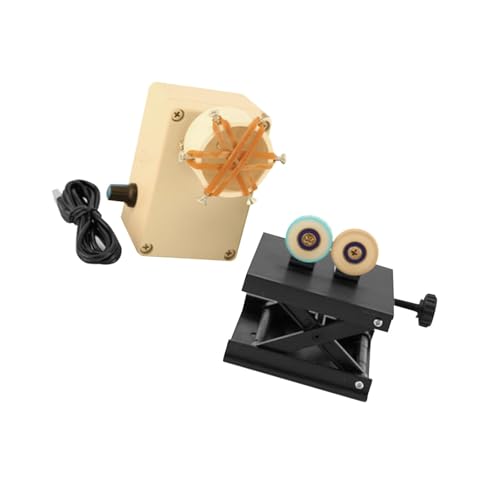 GUOOL 釣り竿修理キット 釣り竿組み立て乾燥システム ポールサポートスタンド修理 釣り竿巻き取りエポキシ接着剤マシン, A with stand