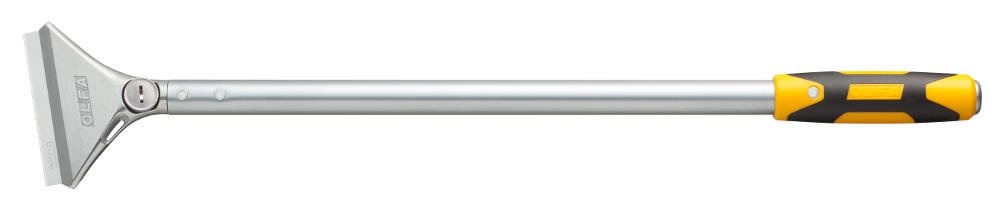 OLFA 24" Extra Heavy Duty Razor Scraper (XSR-600) - 24 Inch Steel Razor Blade Scraper Tool with Strike Tip & Non Slip Handle for Floors, Paint, Glass, Replacement Blades: OLFA BS & BSF Blades