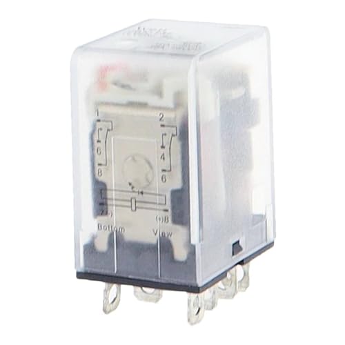 NAETCVMM 1 relé de Potencia de Bobina CA/CC de 12 V 24 36 48 110 220 y 380 ly2nj DPDT Pines hh62p