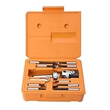 F1-12 Fräsmaschine Zubehör Set，MT3 M12*1,751-1/2-18UNF 50mm Bohrkopf mit 9 stück 12mm Bohrstangen Bohrkopfsatz Bohrstangensatz