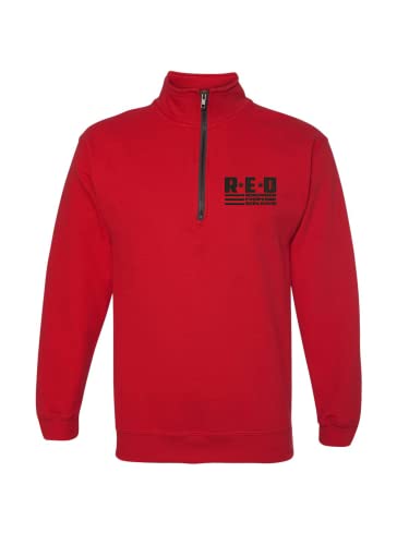 RED Friday Remember Everyone Deployed Embroidered Support Hoodies Polo and Quarter Zip