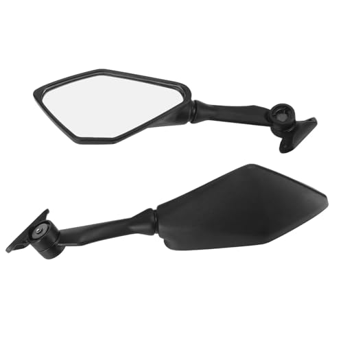 Espejo moto lateral retrovisor con acabado texturizado negro para ZX6R 636 y Ninja 300R