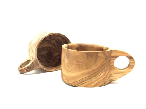 D.O.M. Taza de madera de olivo – grabado posible (taza sin grabado) D.O.M. Taza de madera de olivo – grabado posible (taza sin grabado)