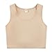 JARAZIN Chest Binder FTM Transgender Double Zipper Breast Binder Bra for Women Tomboy Binder Trans Tank Top (X-Large, Nude)