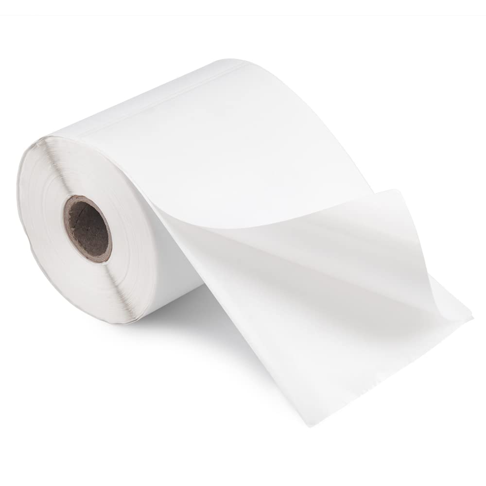 NATURALABEL Lot de 5 000 étiquettes d'expédition thermiques directes pour petites entreprises, avec lignes perforées, compatibles avec Rollo et Zebra (20 rouleaux, 250 étiquettes/rouleau)