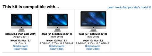 OWC Inline HDD-upgrade kabel iMac 2011 SATA schijf digitale thermosensor 21,5" & 27" modellen - Afbeelding 4