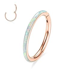 Style2:Rose Gold with White Opal