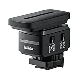 Nikon ME-D10 Shotgun Microphone for ZR Digital Accessory Shoe with Multi-Pattern Pickups and 32-bit Float Audio Recording