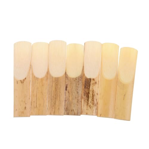 QUMIIRITY 10個サックスリード 交換用 初心者向け 練習用 音楽楽器アクセサリー 携帯便利 小型 コンパクト設計