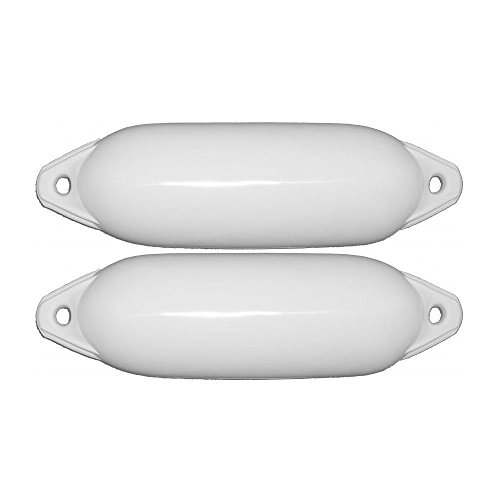 2er-Set Majoni Bootsfender Star 15 - Farbe weiß, Länge 45cm