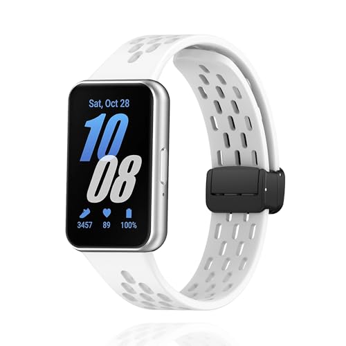 MELEJIA For Samsung Galaxy Fit3 �o���h �M�����N�V�[�t�B�b�g3 �p �����x���g �}�O�l�b�g�N���X�v �V���R���� �����o���h �X�|�[�c �������� �_�炩 �y�� �h�� �ʋC �j�����p ���t���ȒP (�z���C�g)